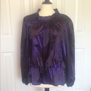 DAISY FUENTES SHADES OF PURPLE BLOUSE